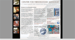 Desktop Screenshot of paedagogisk-massage.dk